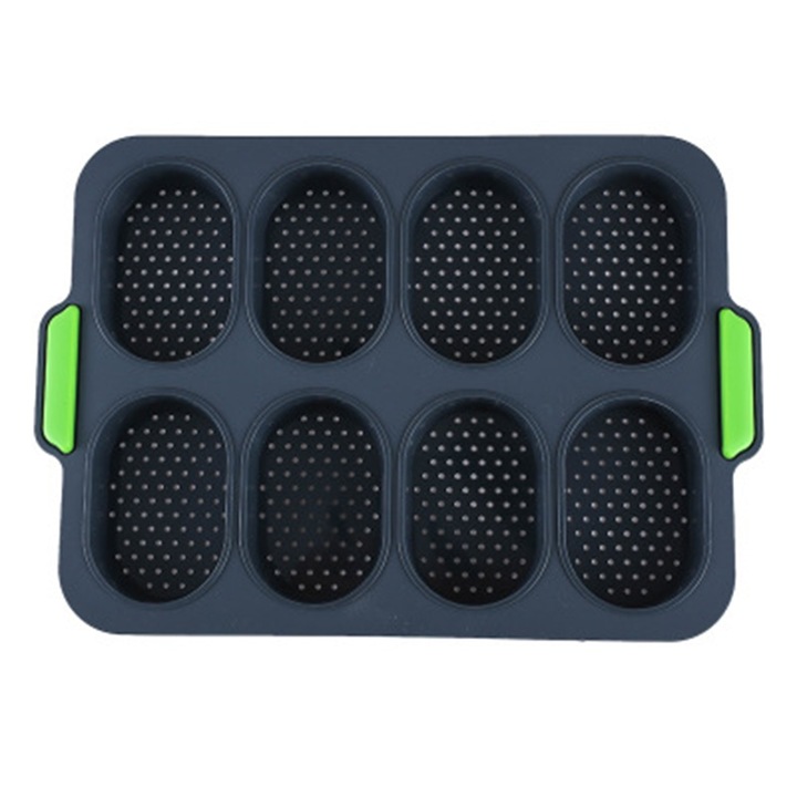 Mini sütőlap, tapadásmentes, fekete, 30x15 cm