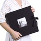 Album foto DIY 30 pagini, Cozevdnt, 20.5x20.5cm, negru, carton rigid