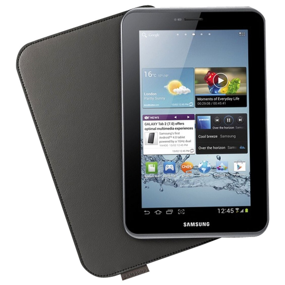 Husa Pouch Samsung pentru Galaxy Tab2/3, 7", Piele, Black
