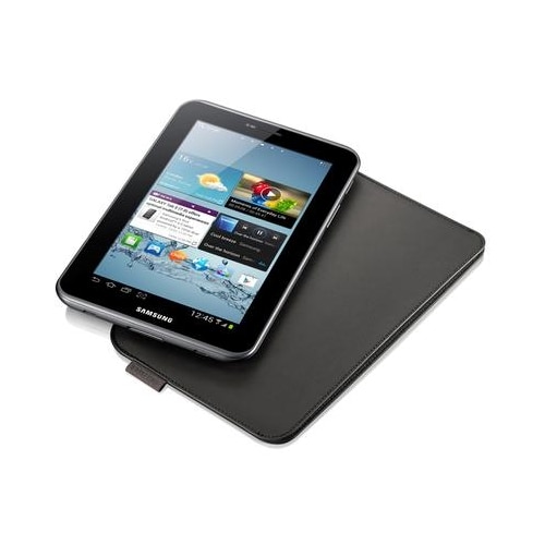 Husa Pouch Samsung pentru Galaxy Tab2/3, 7", Piele, Black