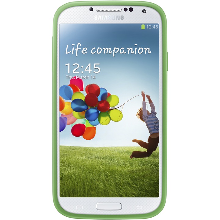 Протектор Samsung Cover+ за Galaxy S4 I9500/I9505, Зелен