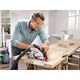 Bosch PKS 55 körfűrész, 1200 W, 5600 RPM, 160 mm-es tárcsaátmérő, 55 mm-es maximális mélység