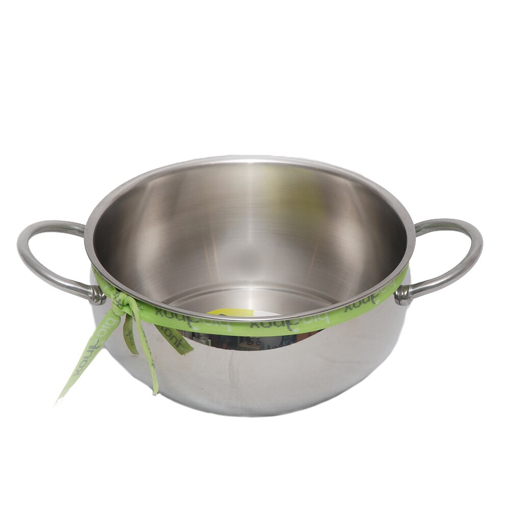 Cratita inox Bioinox, Inoxriv, diametru 24 cm, capacitate 5 litri