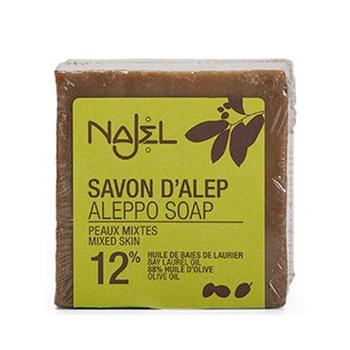 Sapun de Alep 12%, Najel, 200g Sapun de Alep 12%, Najel, 200g