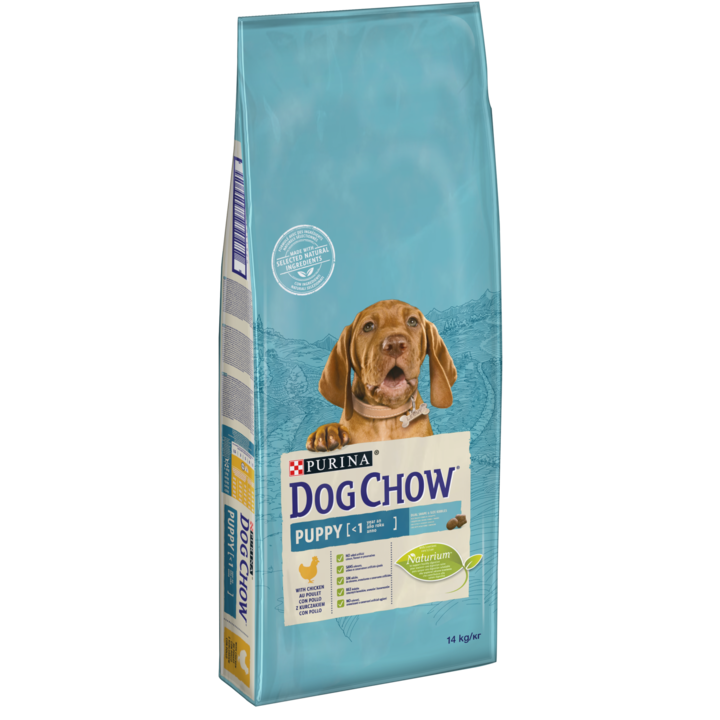 Hrana uscata pentru caini Dog Chow Junior, Pui, 14 Kg