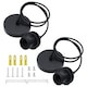 Set 2 cablu adaptor 1m cu dulie E27, Darklove, Cu suruburi, Lungimea cablului 1 m, 0-250V, Usor de instalat, Anti-frecare, Universal, Durabile, Pentru bucatarie, sufragerie, restaurante si cafenele, PBT/PVC, Negru