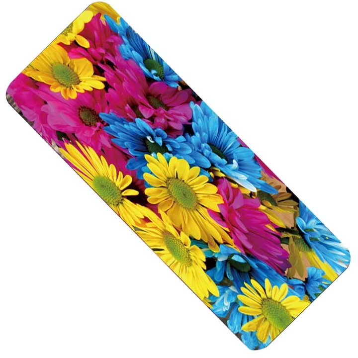 Mousepad Gaming AHAPFAMLY, suprafata ultra-lisa, cusatura rezistenta la rupere, galben imperial, 90x40x0.3cm