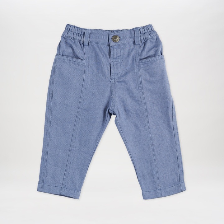 Vékony nadrág elasztikus derékkal PANCO - Wave Crew, kék, fiúknak, Kék