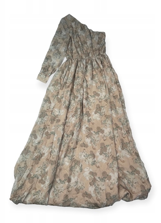 Rochie de dama lunga cu o maneca CAMI NYC, Matase, Multicolor, S INTL