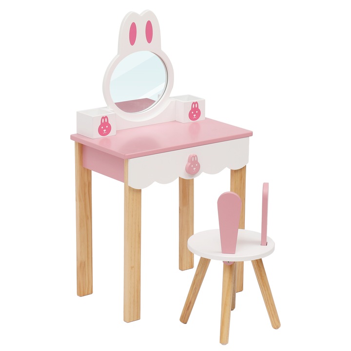 Masuta toaleta copii Pink Bunny