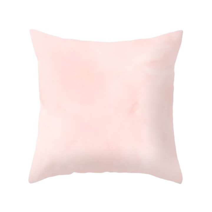 Fata de perna, poliester, roz, 40x40cm