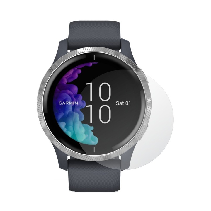 Комплект от 4 протектора Folie24 за екрани, за Garmin Venu, 2X Ultra-Clear + 2X Matte, Адхезивни, Гъвкави със саморегенериращи се