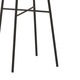 Masa de gradina, Pako World, MDG-0049, Negru, 60x60x74 cm