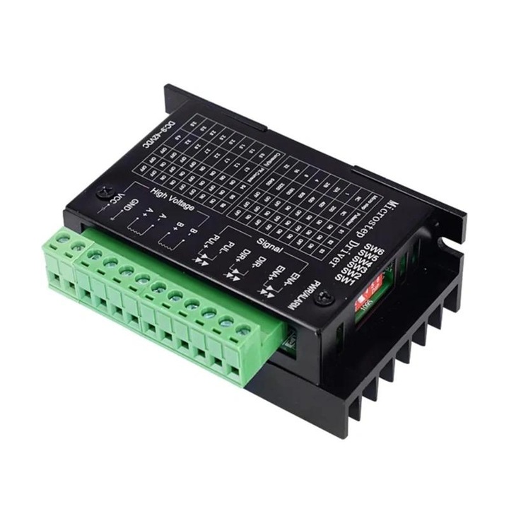Driver pentru motor pas cu pas CNC TB6600, 4A, DC 9-40V