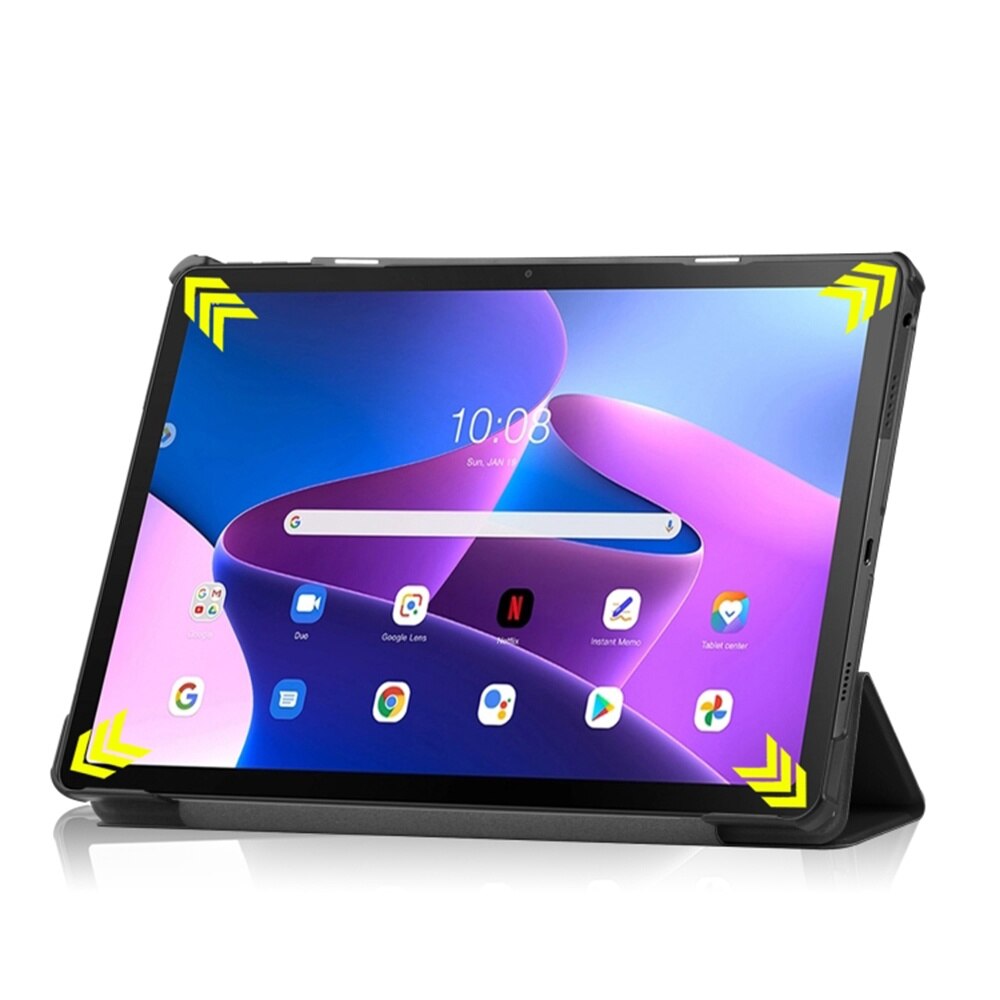 Husa compatibila cu Lenovo Tab M10 3rd Gen, 10.1 inchi, Tip carte, Bounce Comando, Protectie completa, Stand, Butterfly