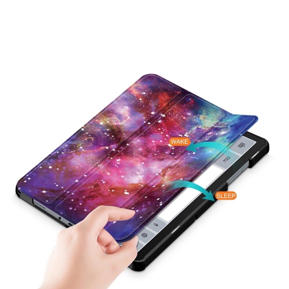 Husa compatibila cu Samsung Galaxy Tab A9 Plus, 11 inchi, Tip carte, Bounce Technology, Functie Wake/ Sleep, Comando Stand, Protectie completa, Galaxy