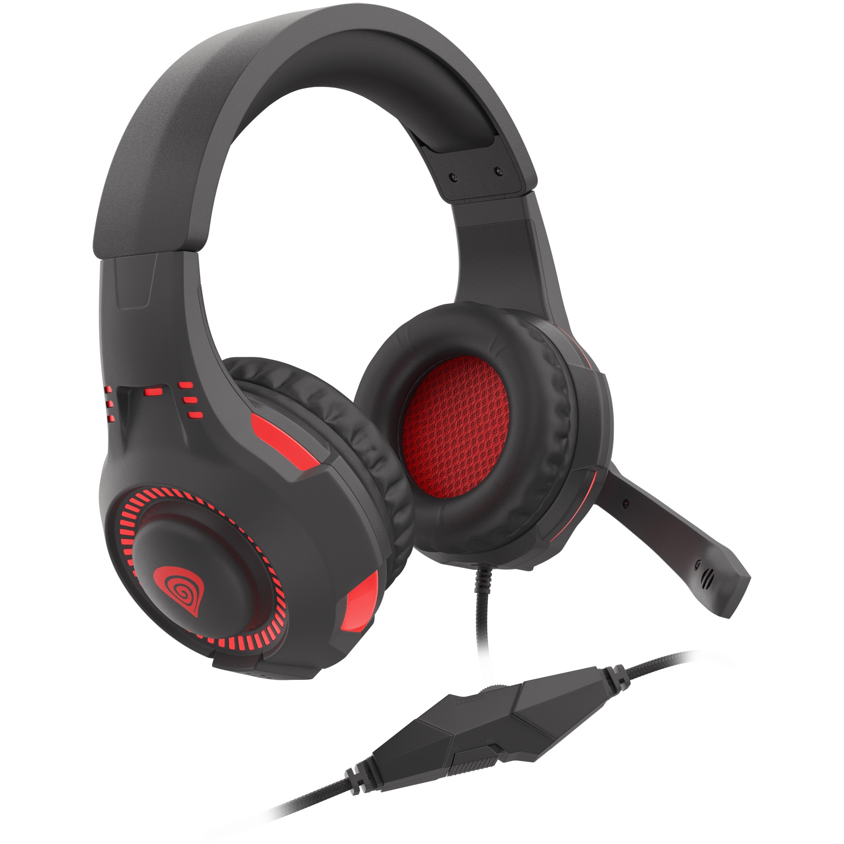 Casti Gaming Genesis RADON 210, On-Ear, Virtual 7.1, 40mm Driver ...