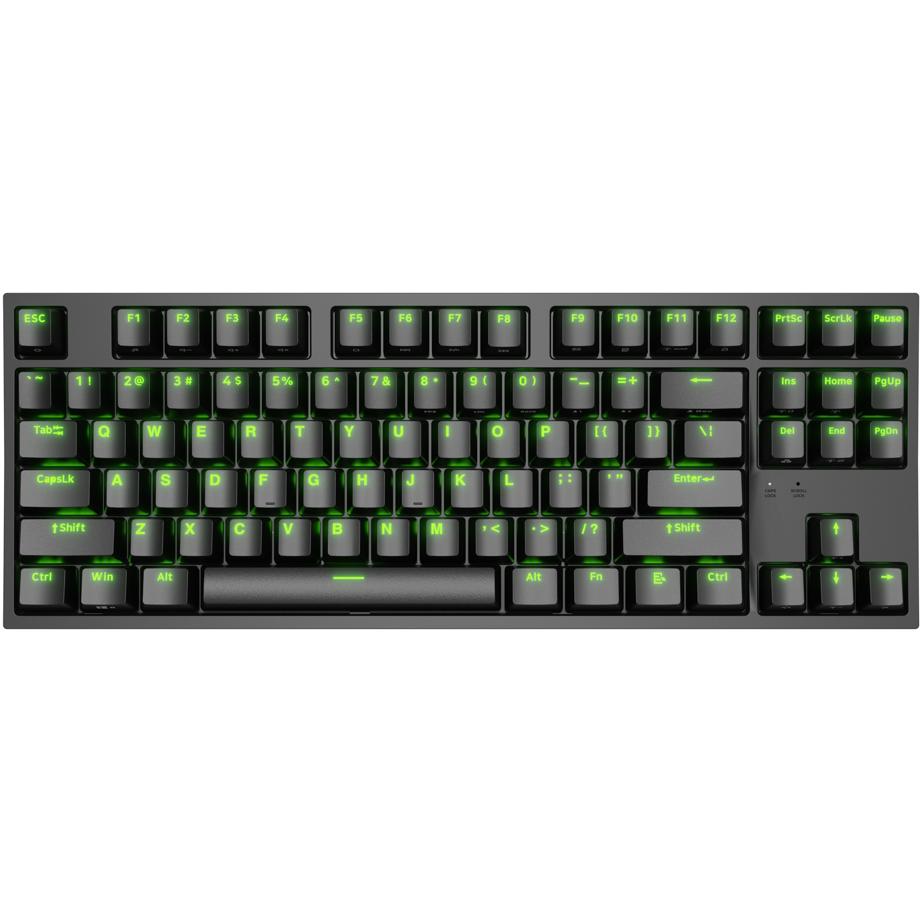Tastatura Mecanica Gaming cu fir Genesis THOR 404, Gateron Yellow