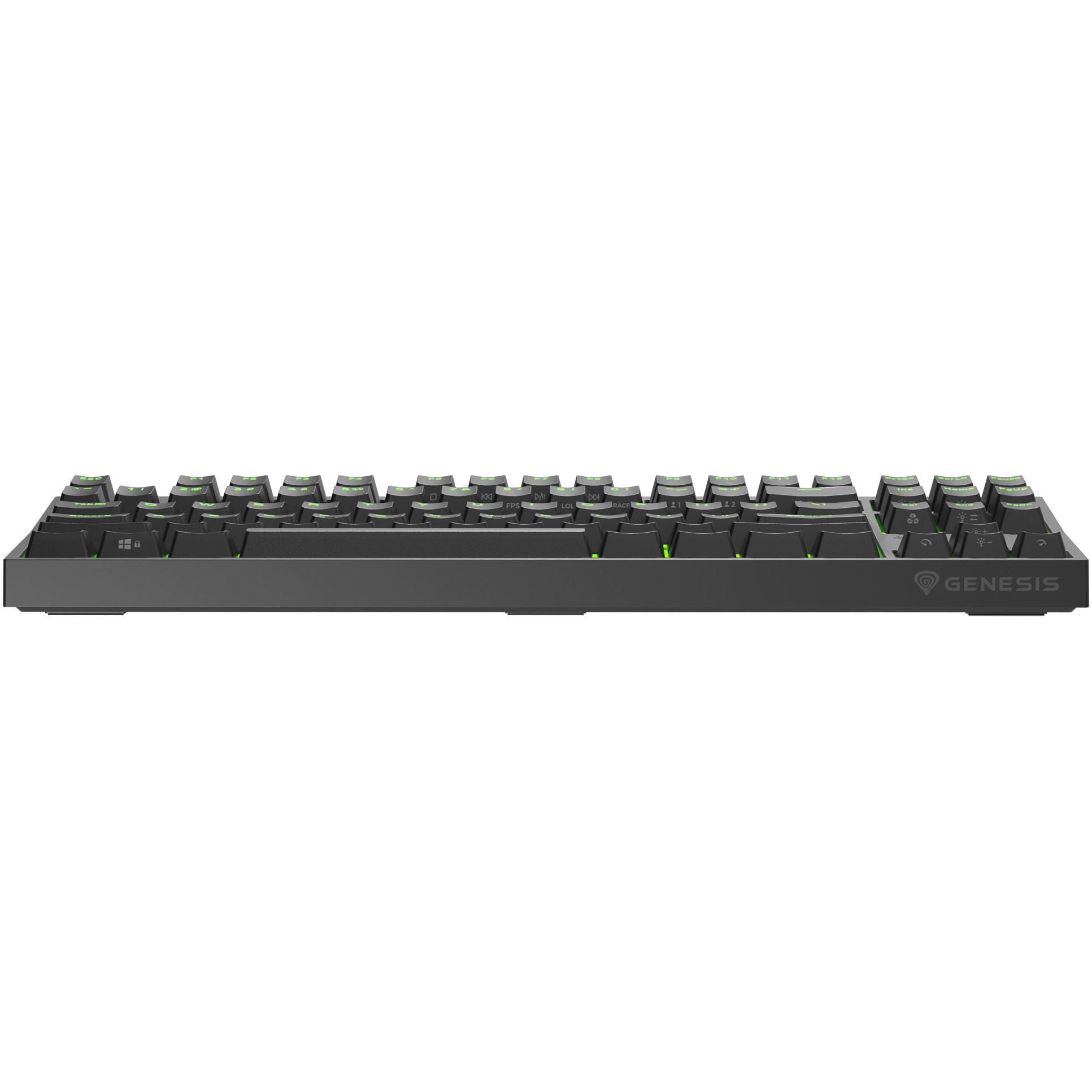Tastatura Mecanica Gaming cu fir Genesis THOR 404, Gateron Yellow