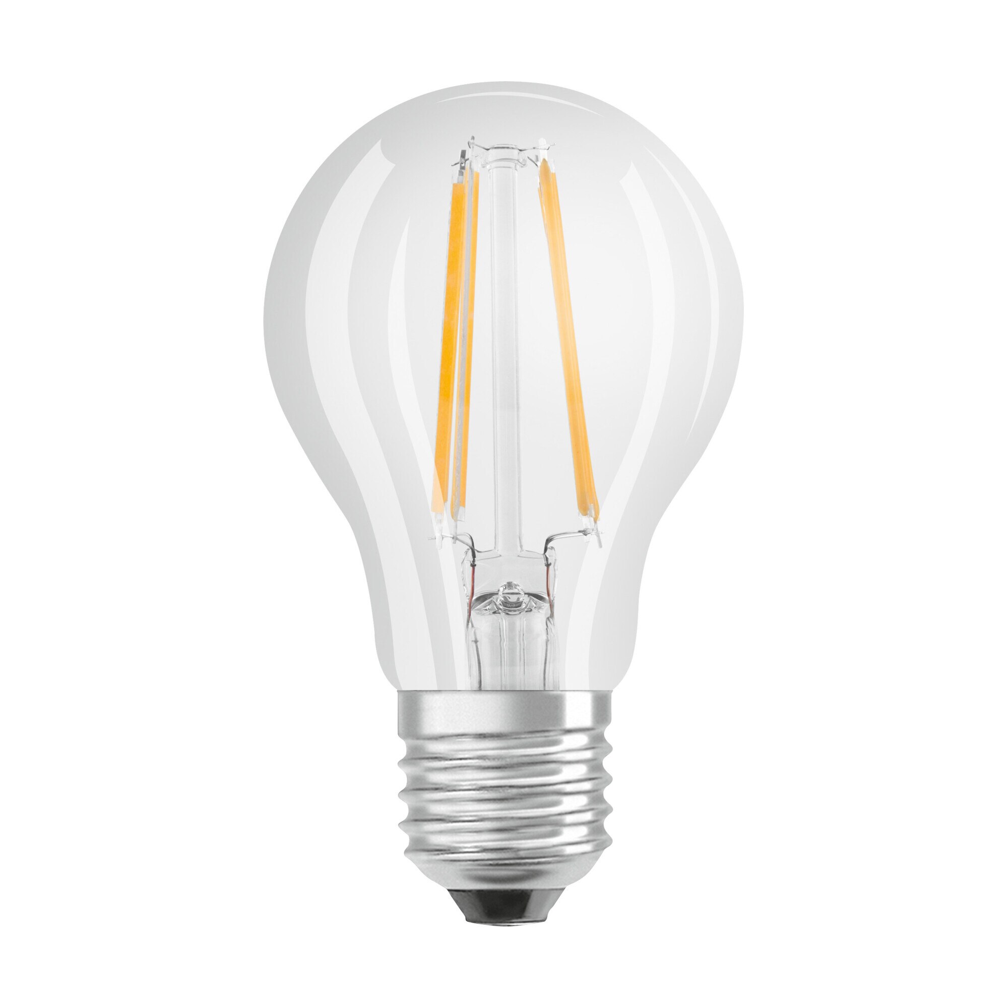 Bec LED OSRAM filament, A60, E27, 6.5W (60W), 806 lm, lumina calda (2700K), clasa energetica E