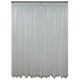 Perdea brodata de lux pe tesatura tip BAMBOO, culoare alba, cu rejansa, 500x245cm, din colectia Coroana reginei by Liz Line - PD0225
