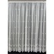 Perdea brodata de lux pe tesatura tip BAMBOO, culoare alba, cu rejansa, 500x245cm, din colectia Coroana reginei by Liz Line - PD0225