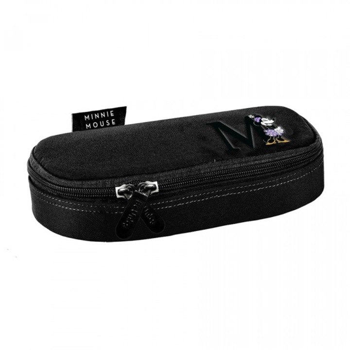 PASO Disney Моливник Minnie, разделен, черен, 24x11x5см