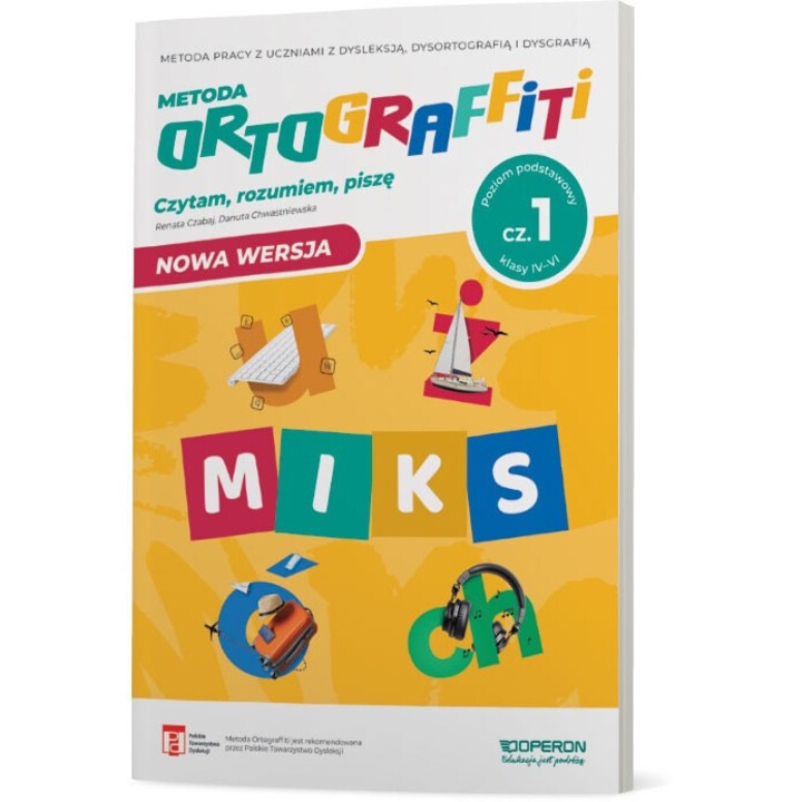 Ortograffiti Miks, Poziom podstawowy, Czesc 1, Klasy IV-V, Operon, 2024