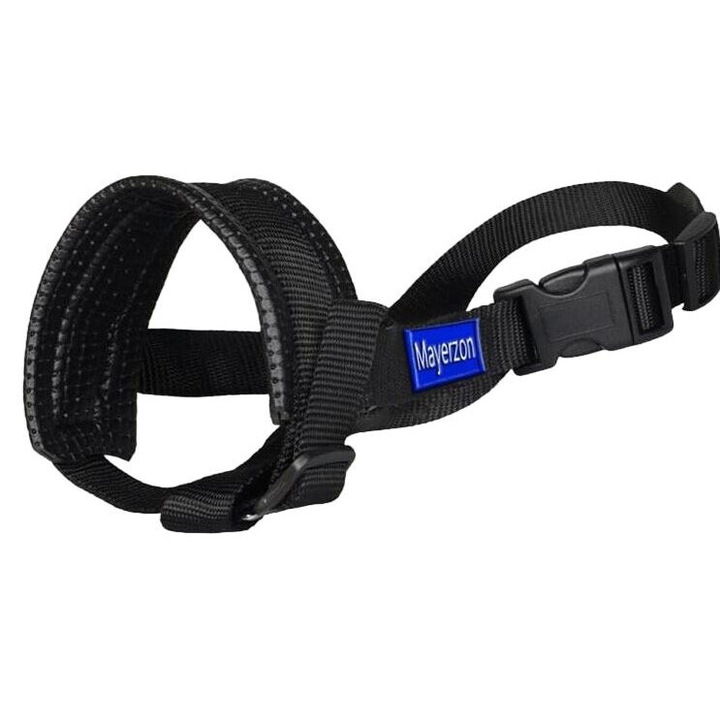 Botnita din Nylon, Ajustabila, Neagra, cu Captuseala Moale