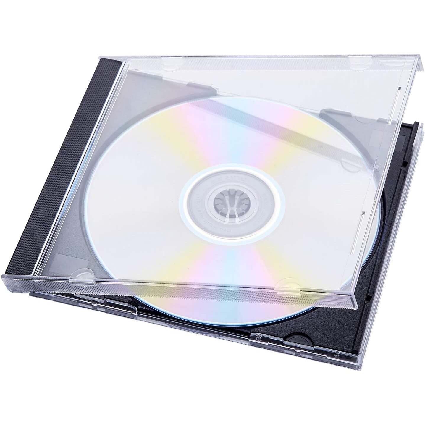 Set 25 carcase standard CD, 151x118mm, negru/transparent - eMAG.ro