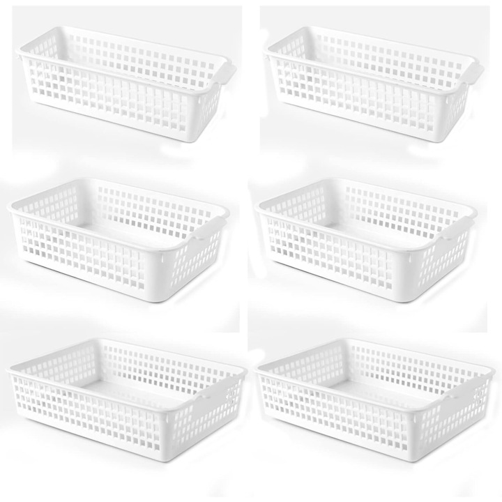 Екологична пластмасова кошница, органайзер за бюро с размер А4, гарантиращ, че вашият офис или дом ще остане подреден и стилен