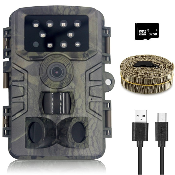 Ловна камера BGHYHYHI PR700HD, 20MP, 1080P, без батерия, пълен комплект