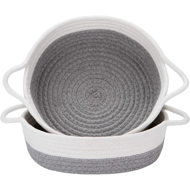 Кош за съхранение от памук, Enforose, бохемски стил, 25x9 инча, сгъваем дизайн, контрастна цветова схема