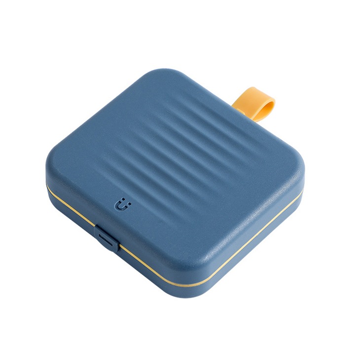 Cutie pentru depozitare produce mercerie, multifunctional, portabil, albastru