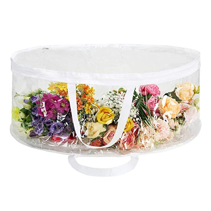 Set geanta transparenta pentru depozitare, multisezon, Cosuri pentru rufe si Ligheane