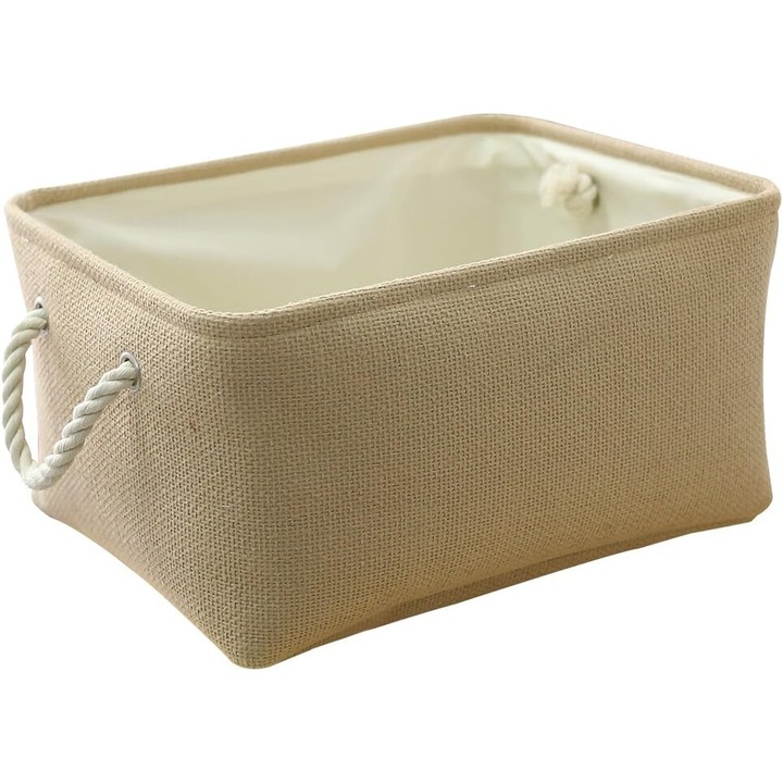 Кош за съхранение Enforose с дръжка от памучно въже, 30x20x13см, за играчки и книги