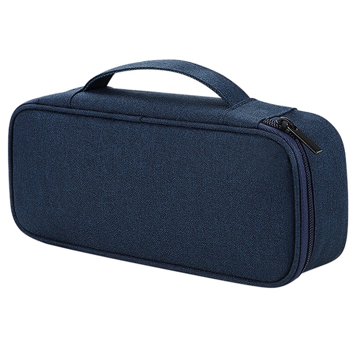 Органайзер за кабели, KkvoGmle, 25 x 6,5 x 12 см, тъмносин