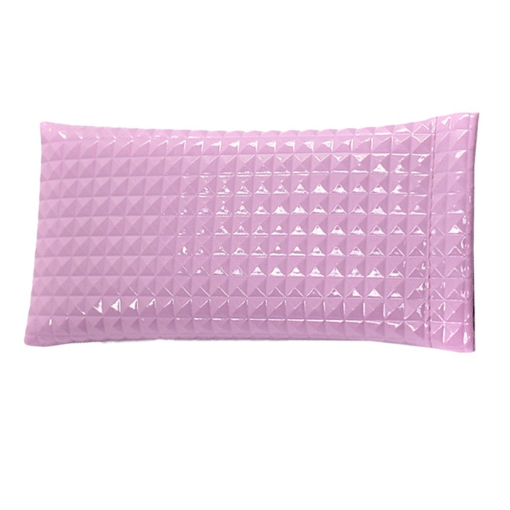 Casuta pentru ochelari unisex, violet, dimensiuni mici, set de accesorii pentru intretinerea ochelarilor