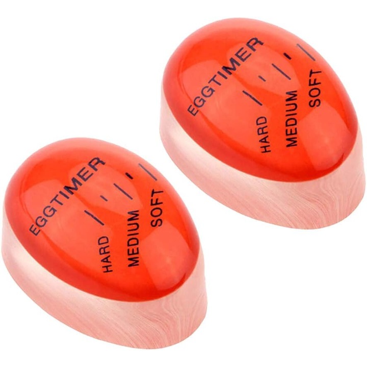 Tojásóra, AMRINUGL, színváltozásjelző, piros, 2 darabos készlet