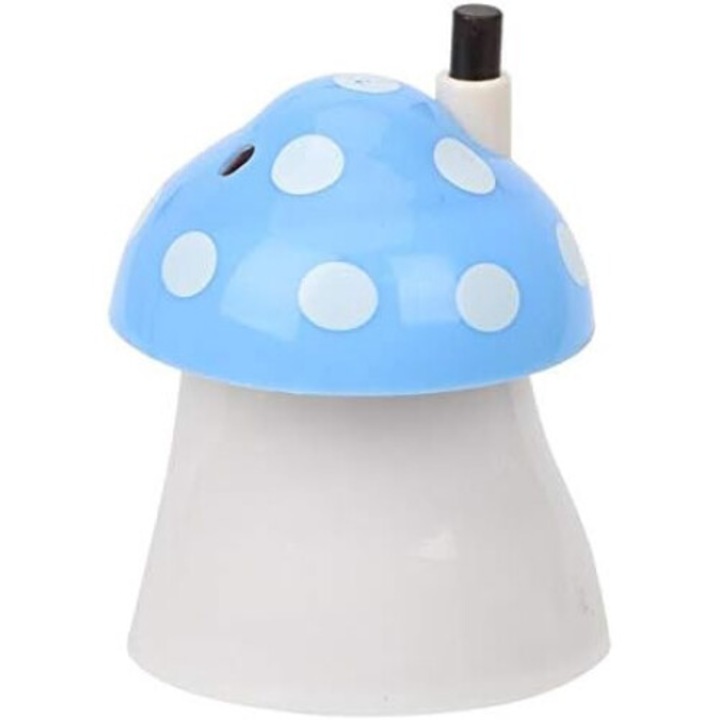 Dispenser scobitori, design ciuperca, automat, albastru
