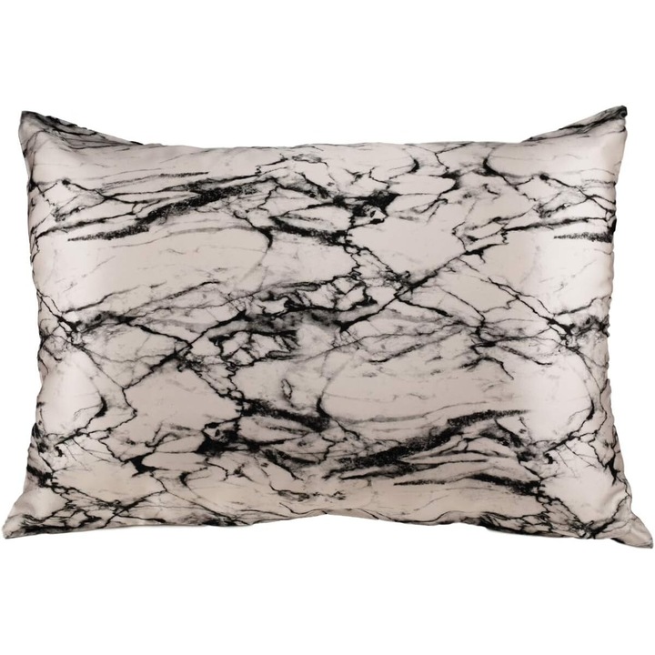 Fete de perna, Enforose, set 2PCS, microfibra, imprimeu marmorat elegant, fermoar ascuns