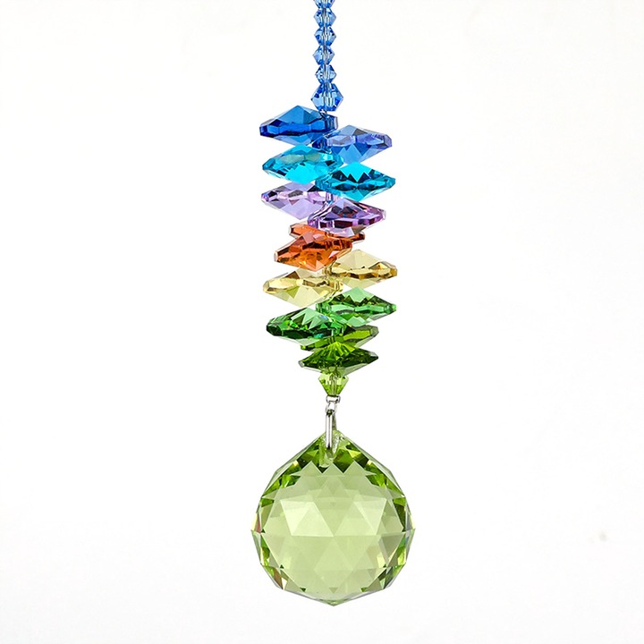 Napfogó, kristály medál, európai stílusú, lakberendezési tárgy