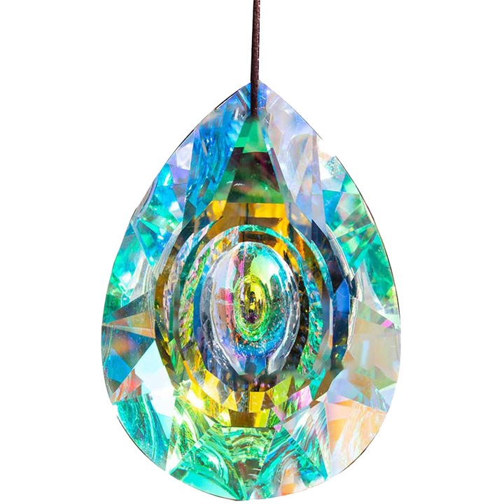 Kristályprizma csillárokhoz, többszínű