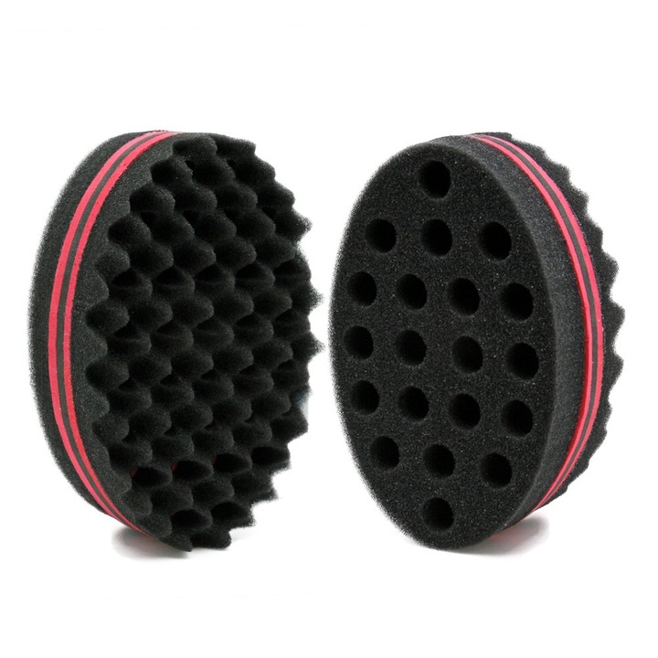 Set 2 bureti pentru rasucirea parului, gauri mici, culoare neagra, dimensiuni mici