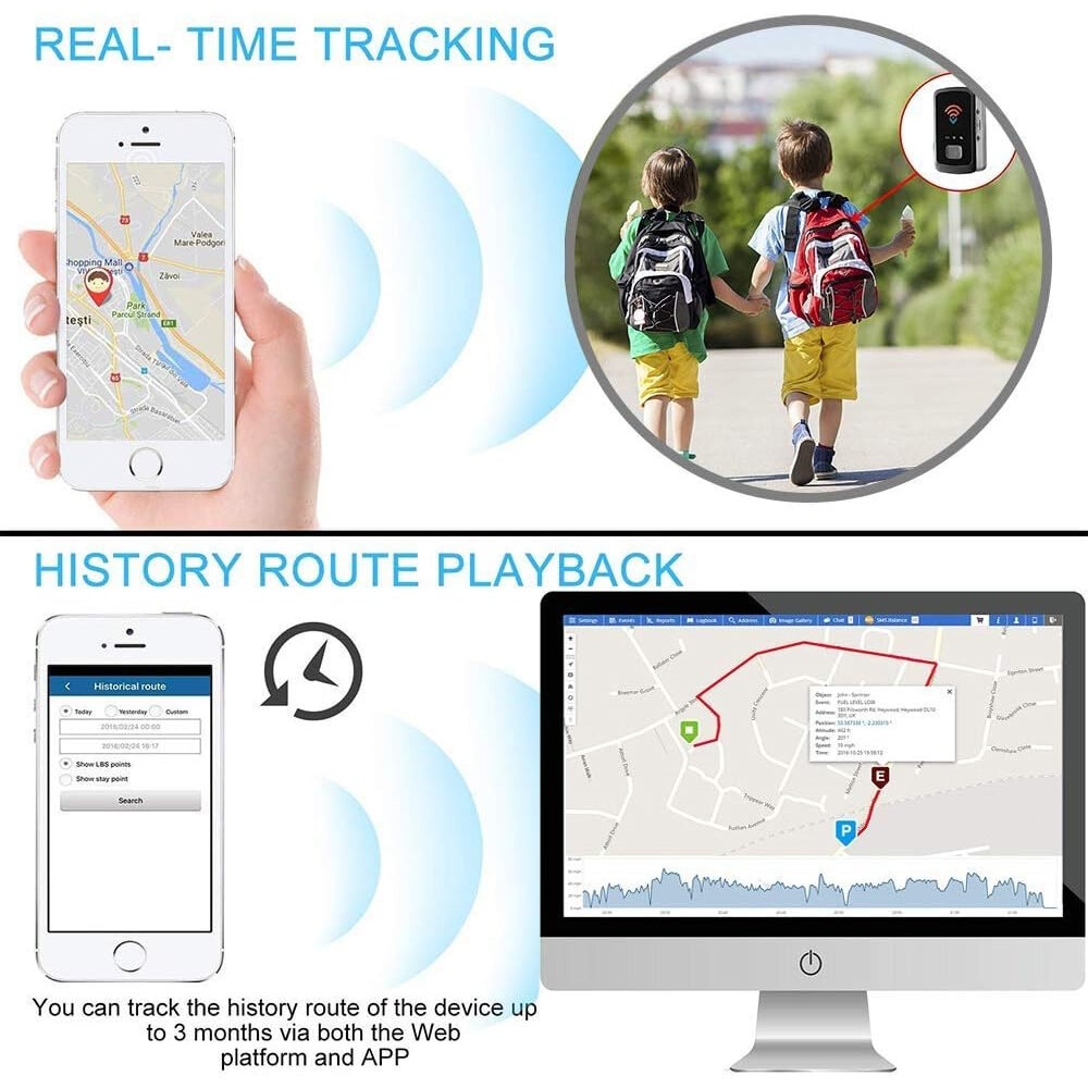 Localizador GPS Para Coches PROCHER GF10 - Con Imán, Sin Instalación, Seguimiento En Tiempo Real, Batería Larga Duración
