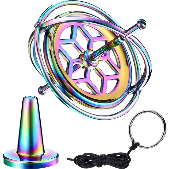 Giroscop Anti-gravitatie, Metal, Multicolor