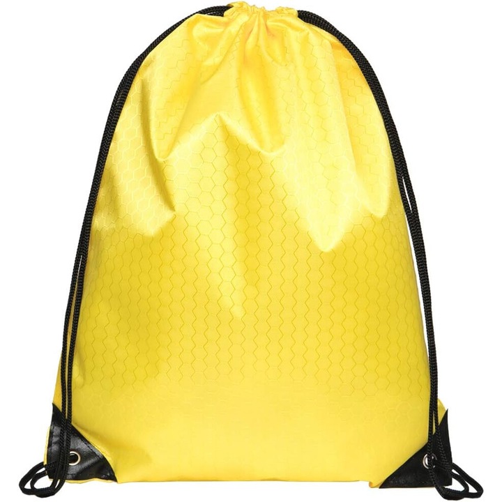 Húzózsinóros hátizsák, Jormftte, sárga