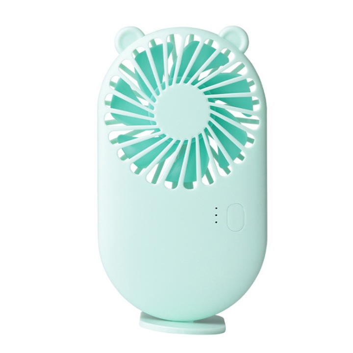 Мини преносим вентилатор, 3 регулируеми режима, USB, за офис и пътуване