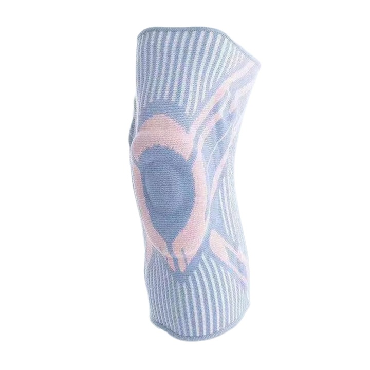 Orteza pentru genunchi, albastru, roz