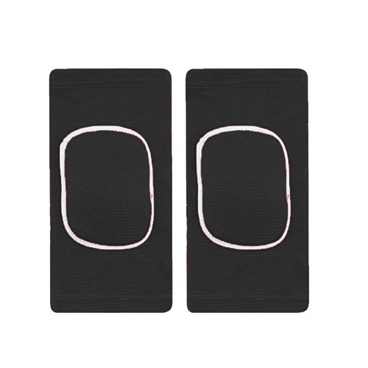 Térdvédő habszivacsból gyerekeknek és felnőtteknek, Jormftte, elasztikus, csúszásgátló, akril, többszínű